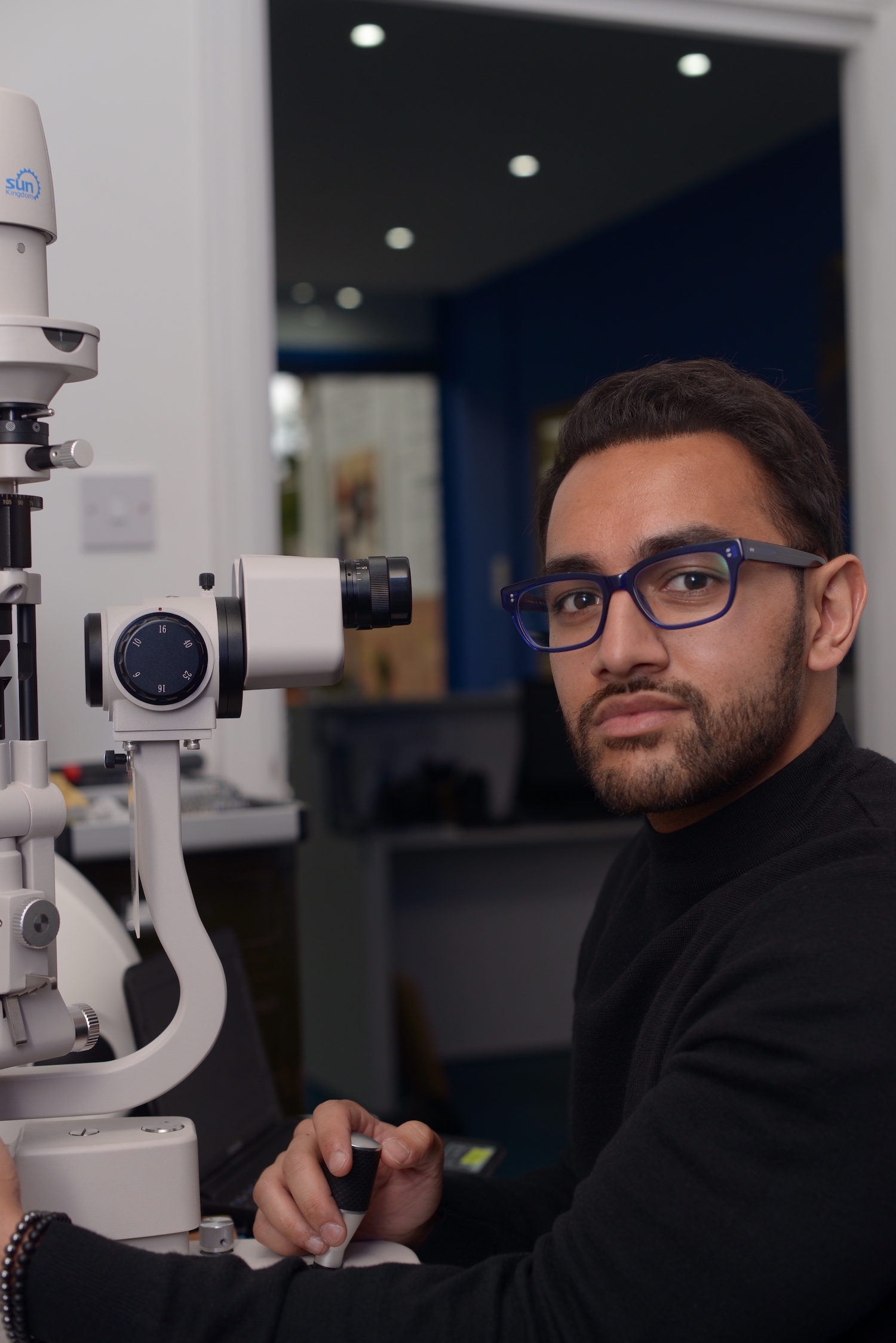 Our Head Optician, Kiran Gurmal